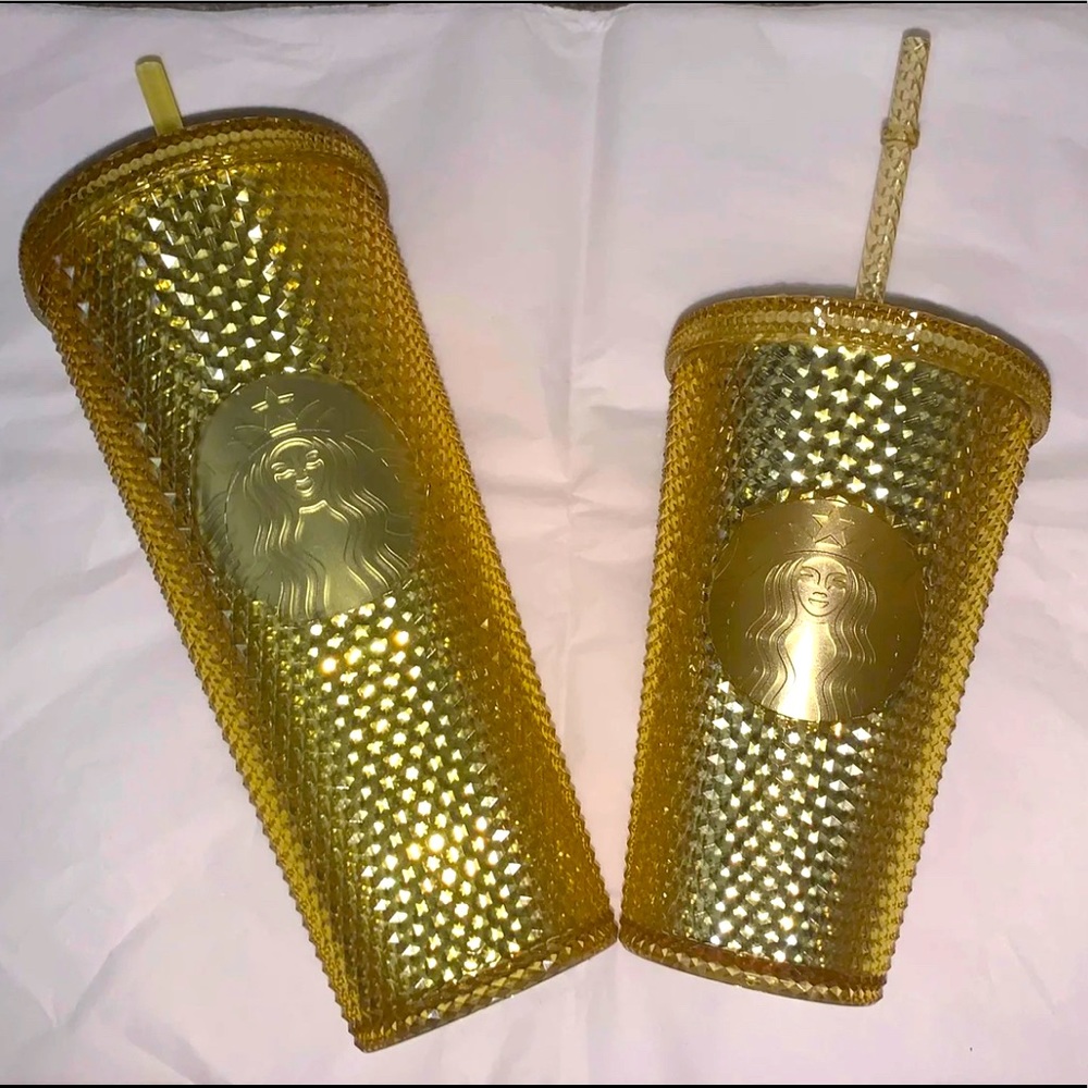 STARBUCKS GOLD STUDDED SET